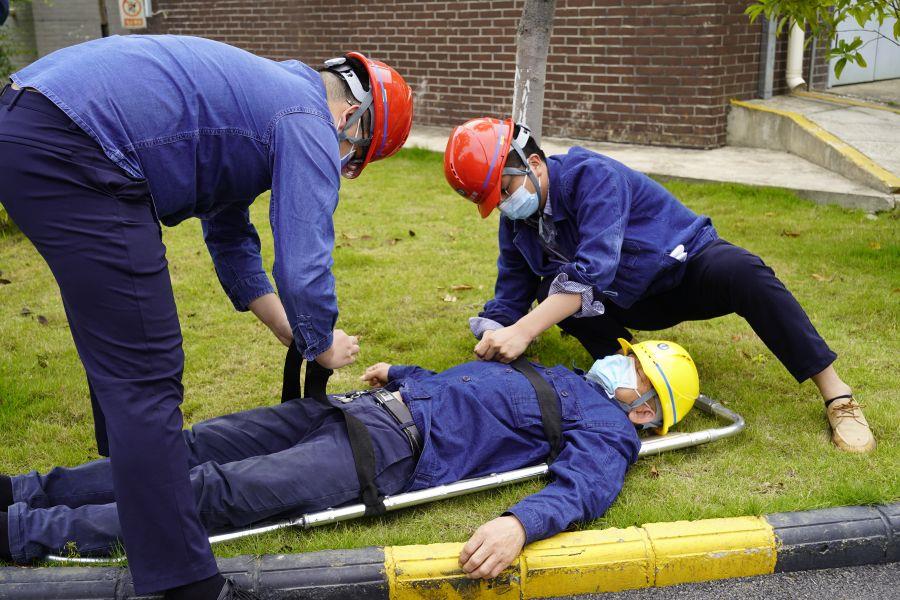 公司組織開(kāi)展綜合應(yīng)急預(yù)案演練（攝影：胡瑞麟）