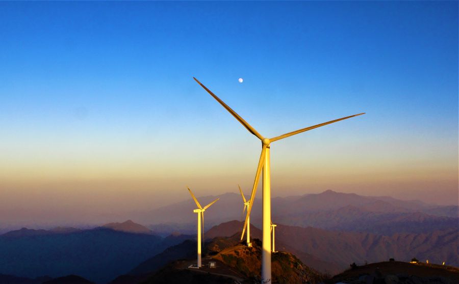 華中地區首座內陸風電場-咸寧九宮山風電場(新能源公司供稿) 華中地區首座內陸風電場-咸寧九宮山風電場(新能源公司供稿)